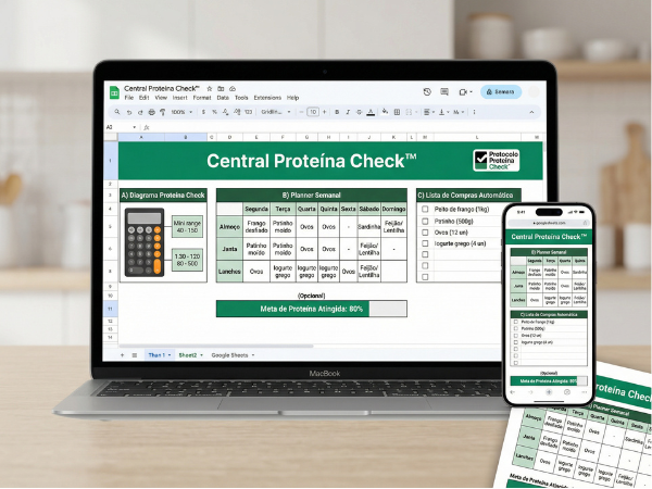 Central Proteína Check no Tablet
